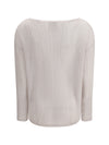 rib-knit crew-neck sweater