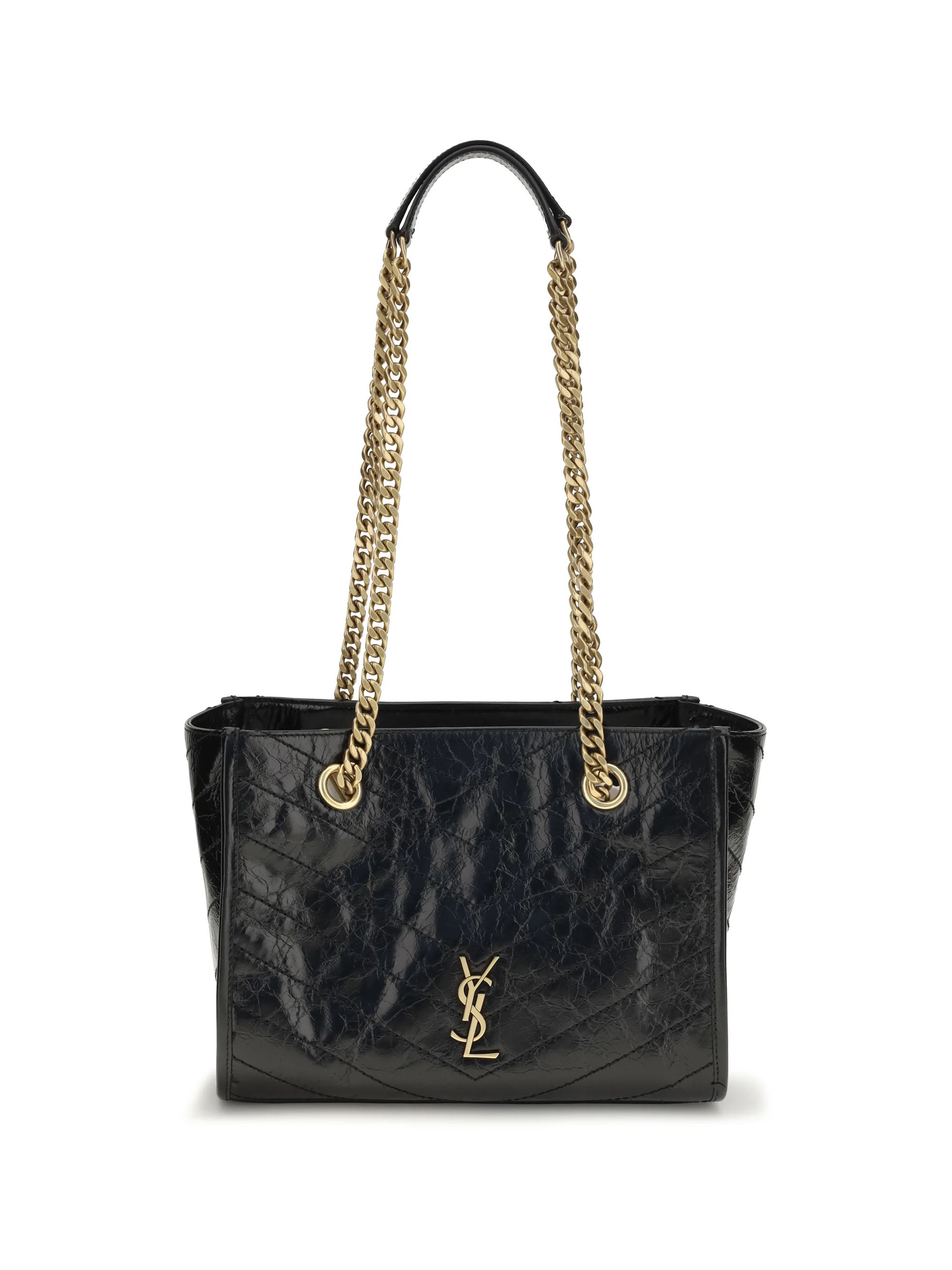 small niki leather tote bag