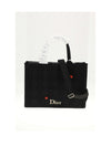 medium booktote raffia cannage with lady