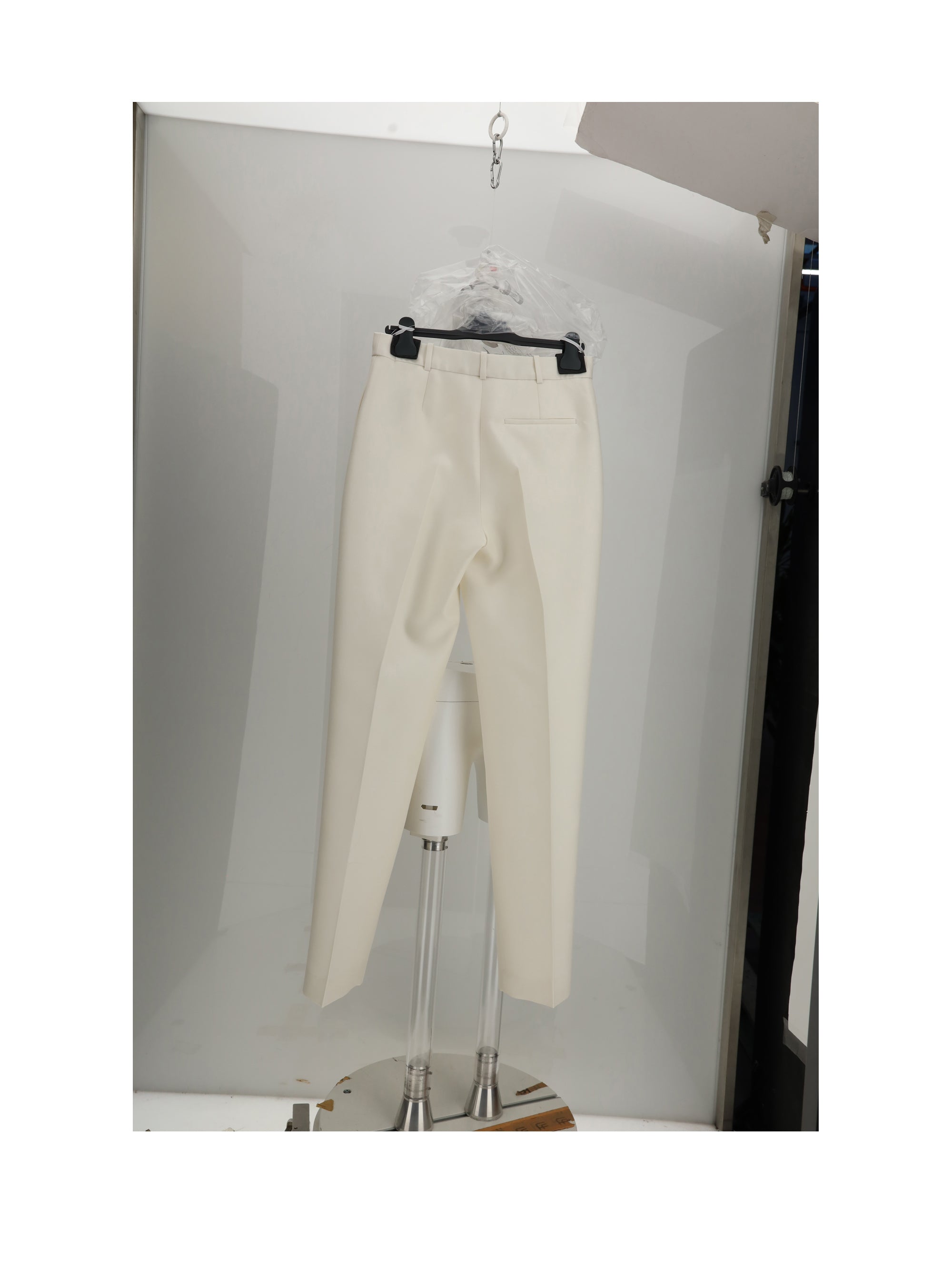DIOR 40 pantalon smoking db-shantung
