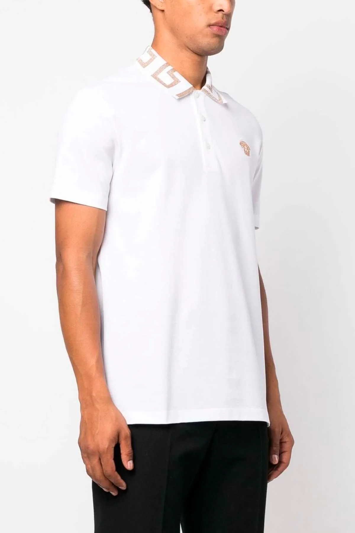 piqué cotton polo shirt