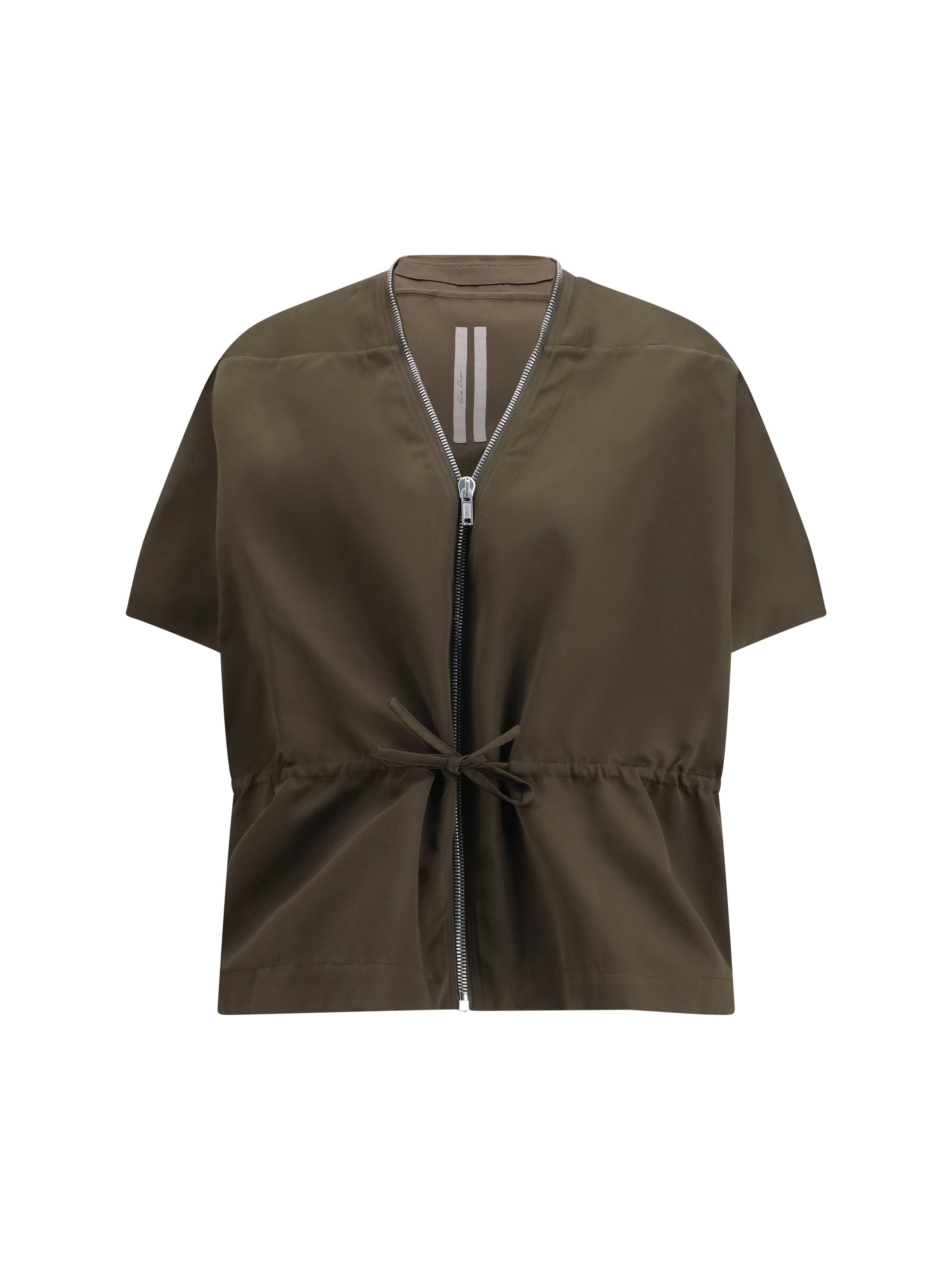RICK OWENS OS satin jacket 