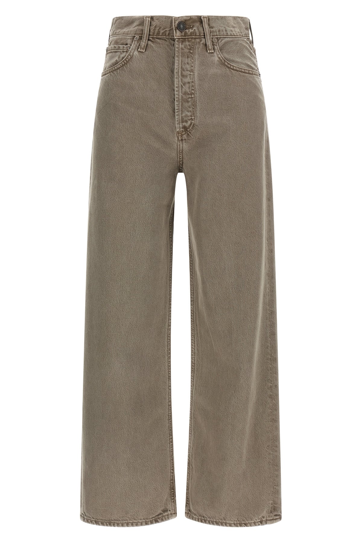 agoldes ren jeans redefine the concept of denim through a high-waisted