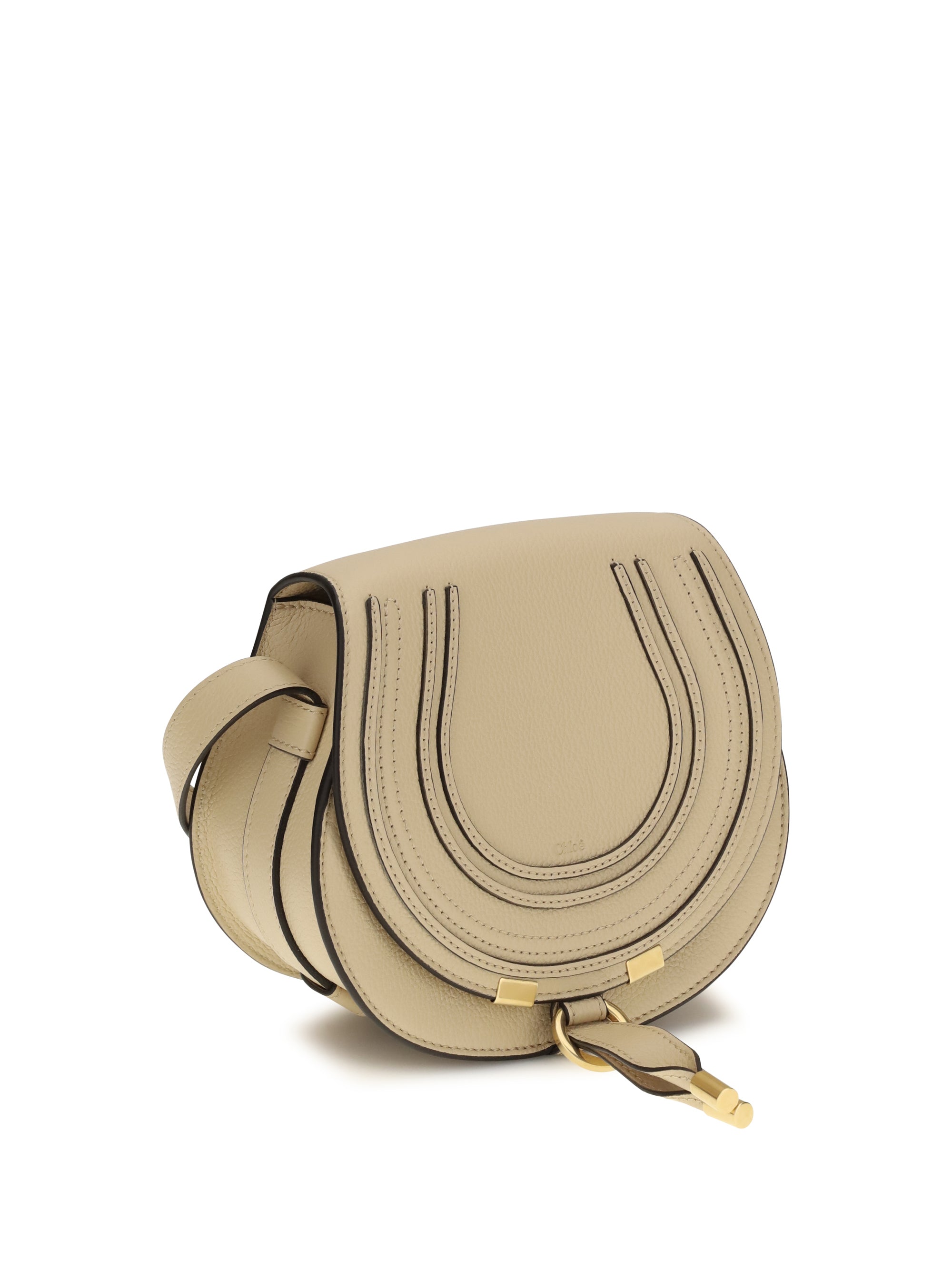 CHLOÉ OS small marcie leather shoulder bag