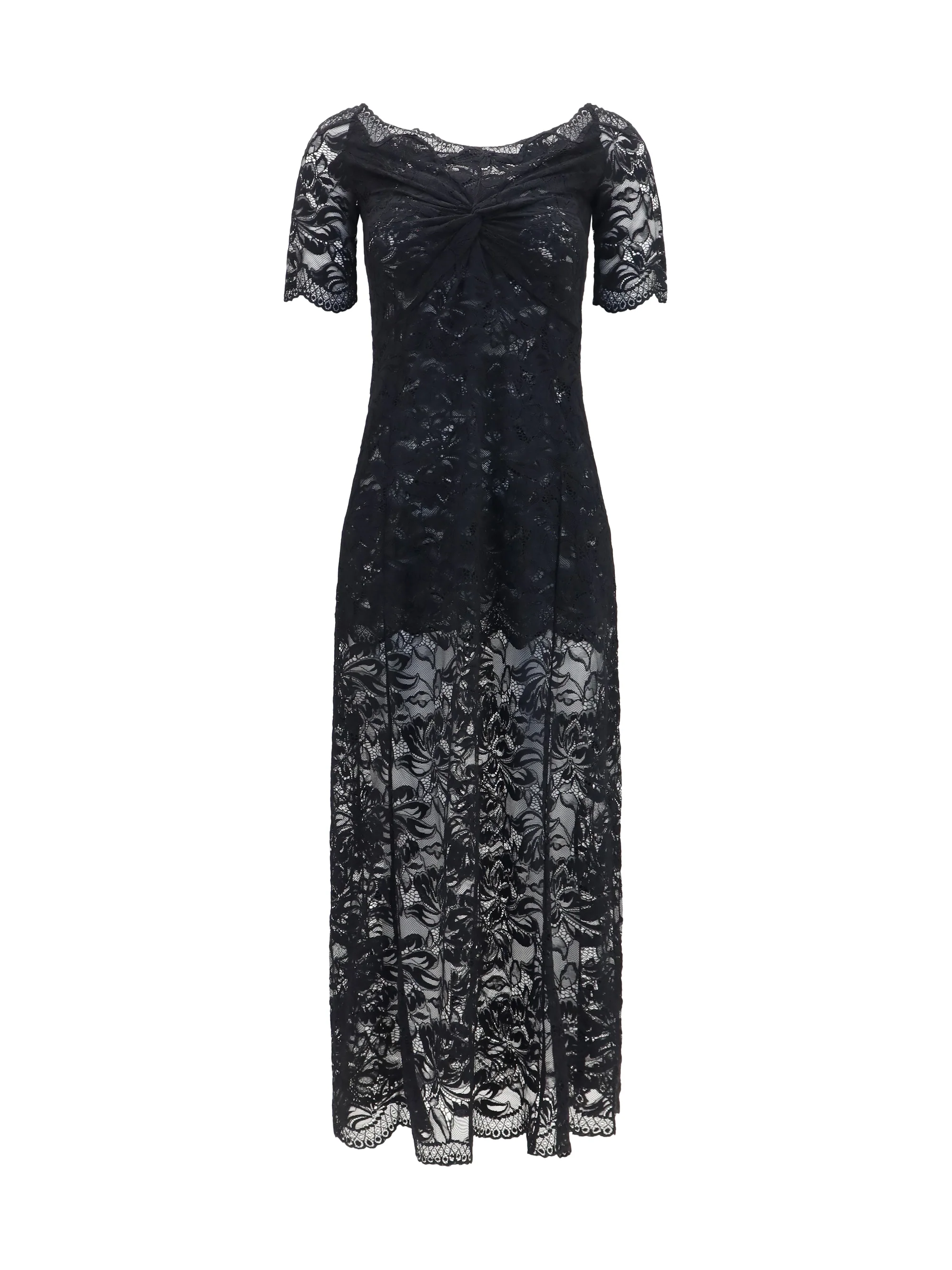 floral lace long dress