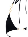 stretch jersey bikini with horsebit