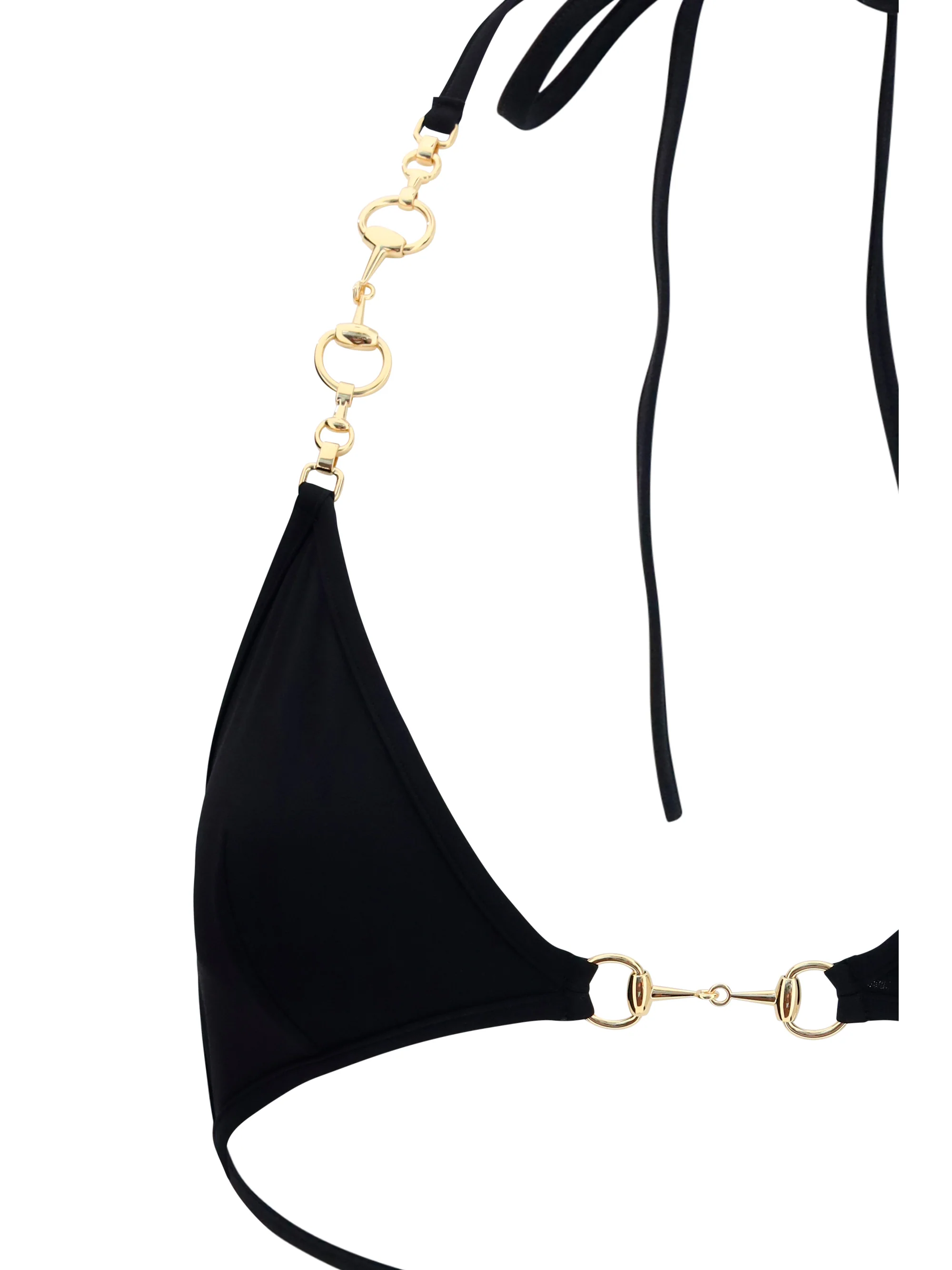 stretch jersey bikini with horsebit