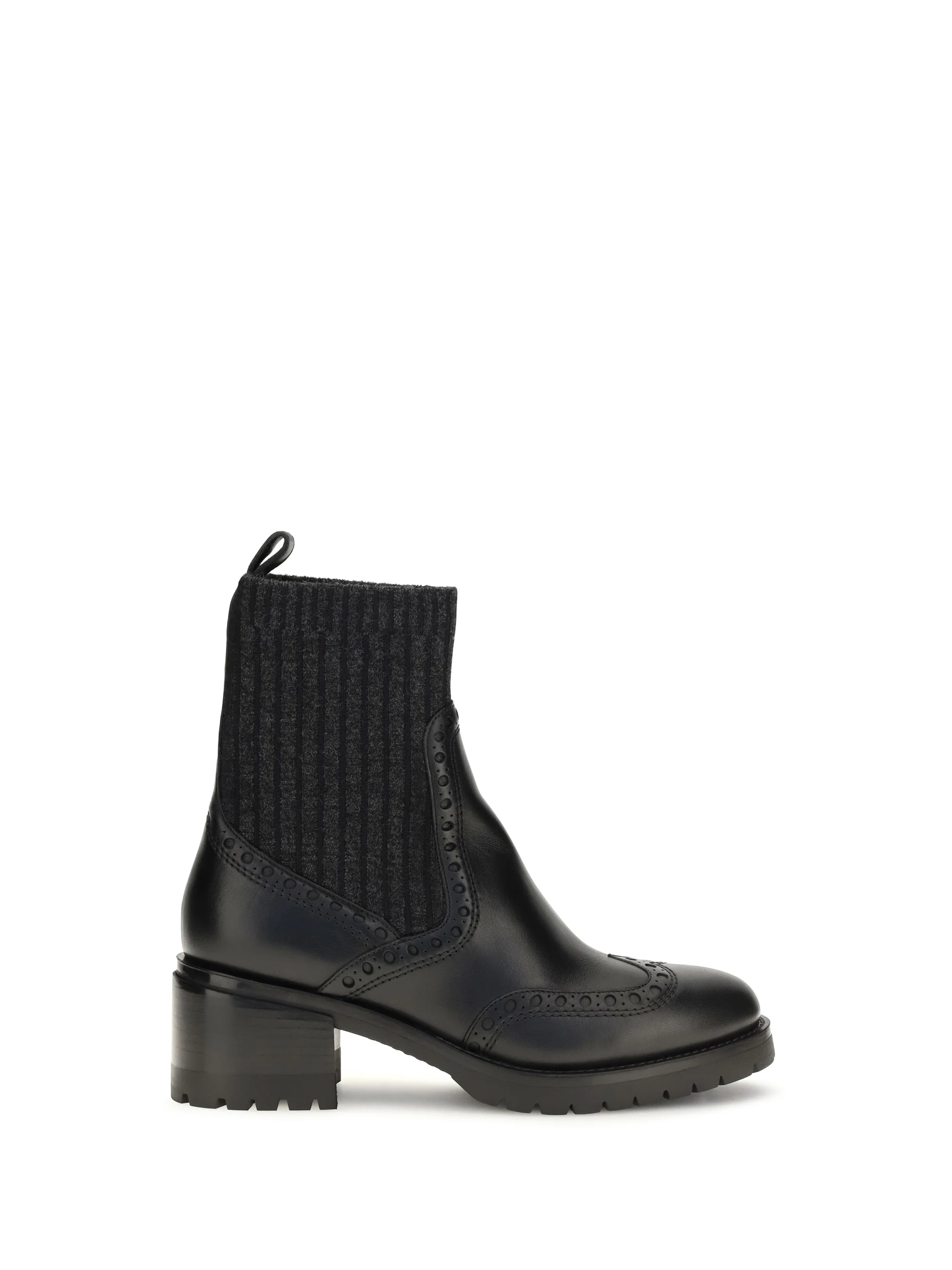 SANTONI 36 ferret leather boots