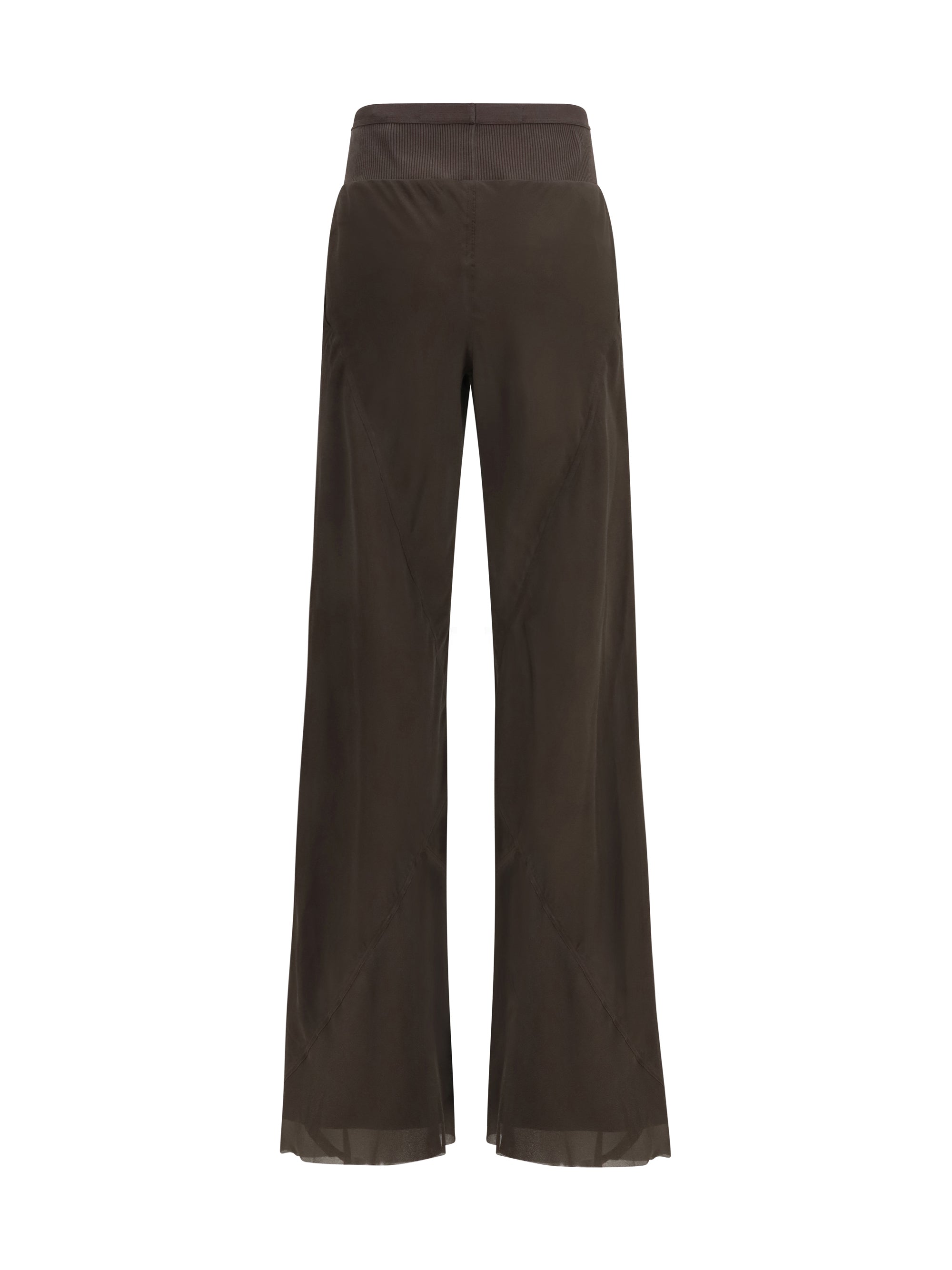 RICK OWENS 44 bias pants with a bias-cut 