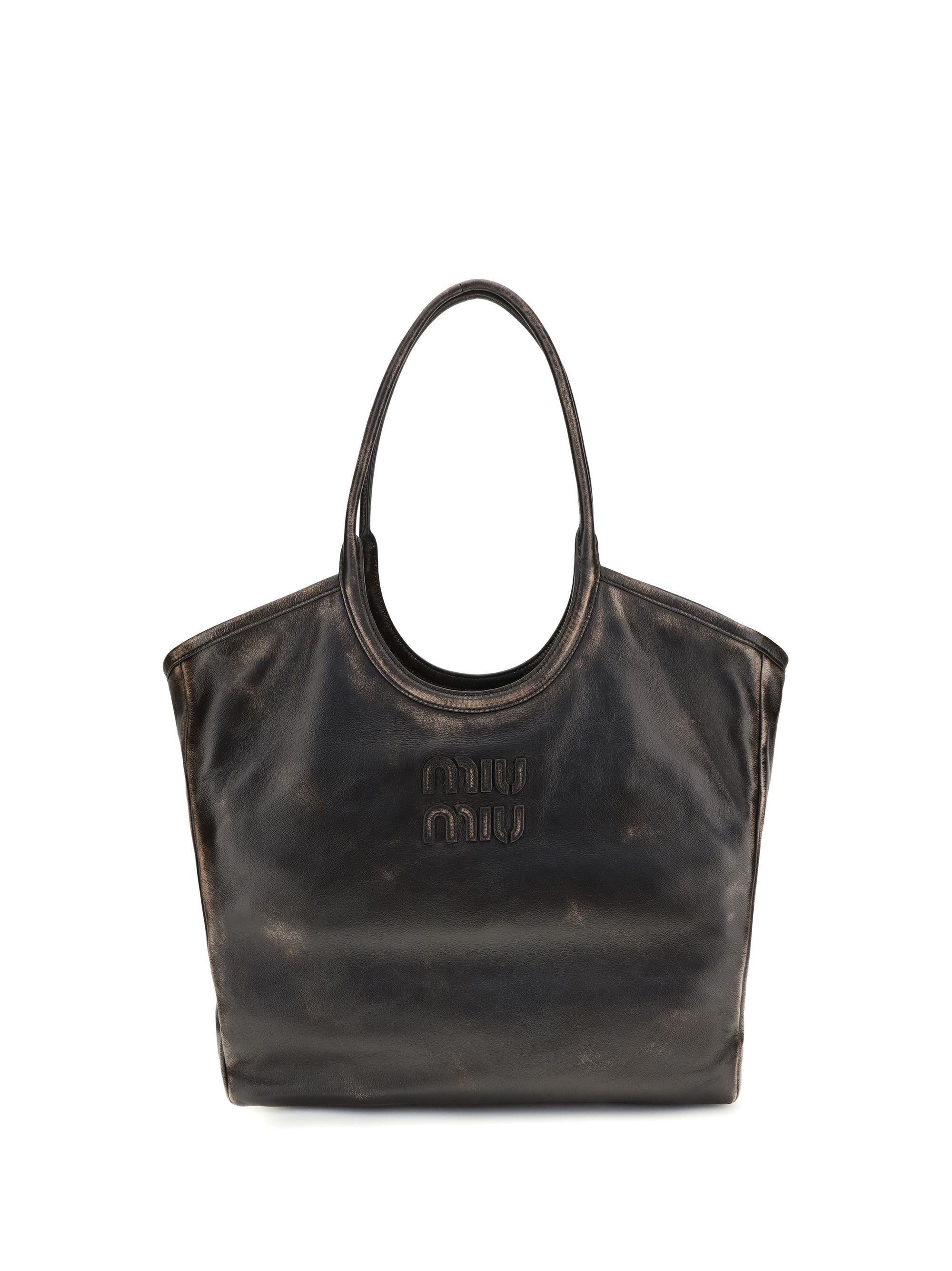 MIU MIU OS ivy leather tote bag