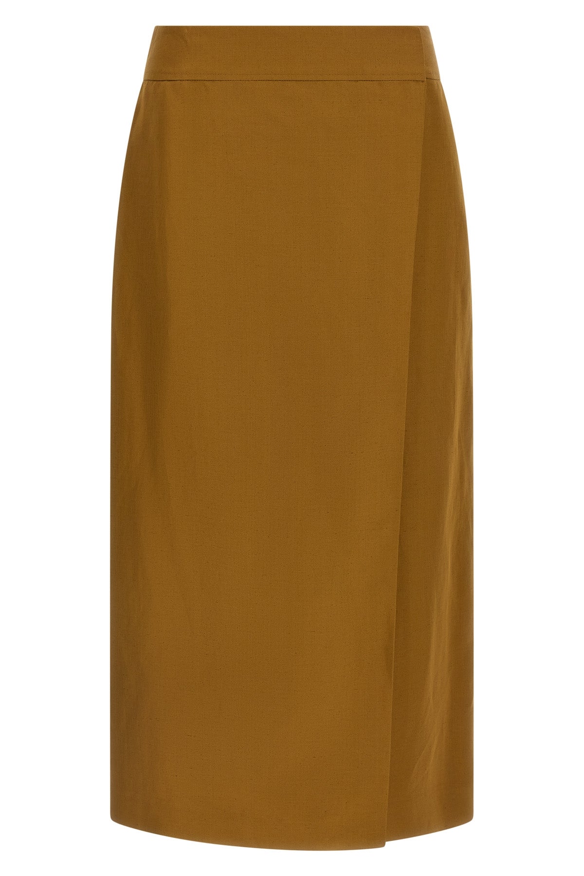 ALBERTO BIANI 40 midi skirt in viscose and linen blend
