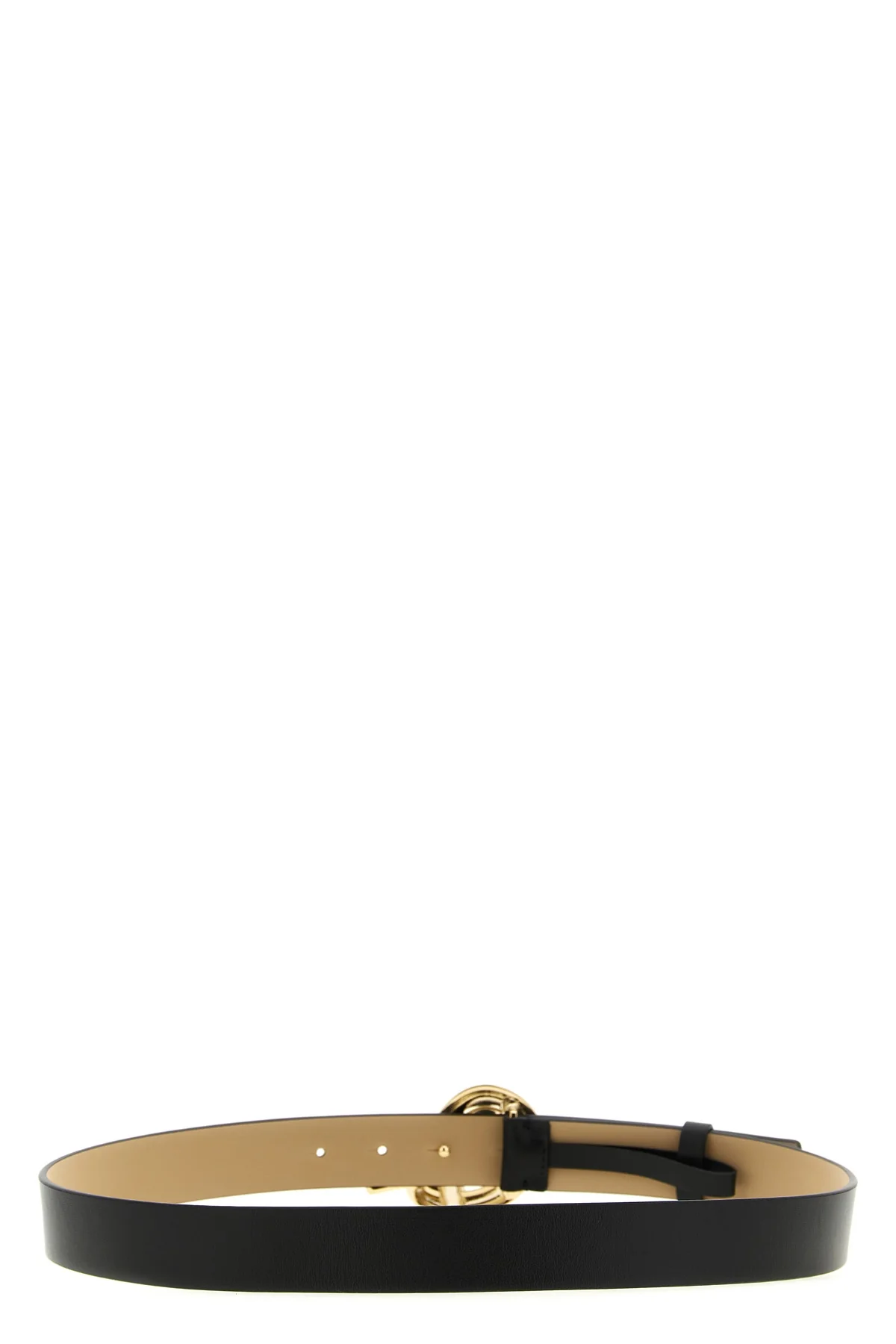 the fabiana filippi belt in fine smooth leather defines the silhouette