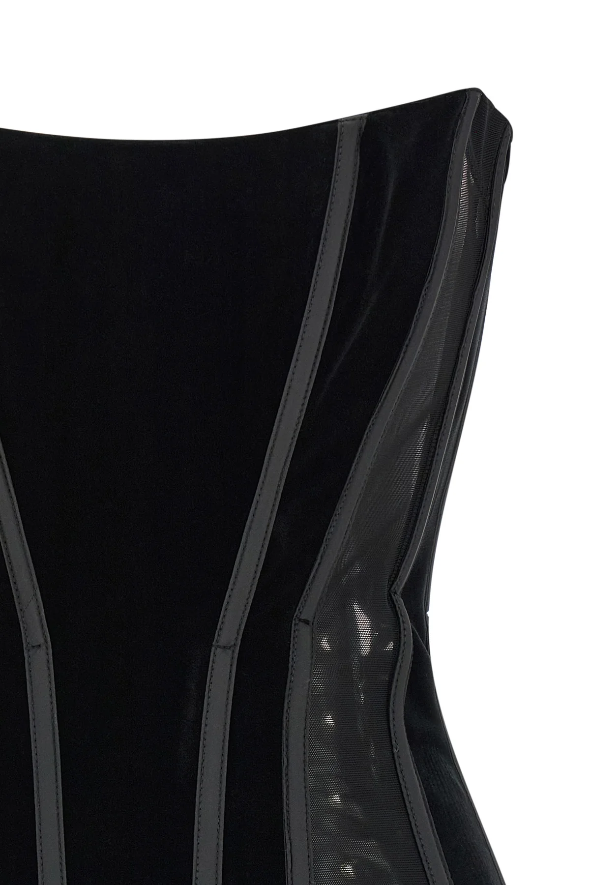 elisabetta franchi mini dress redefines the codes of contemporary corsetry throu