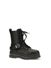 eva lace-up leather ankle boots