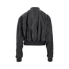 hannan leather bomber jacket