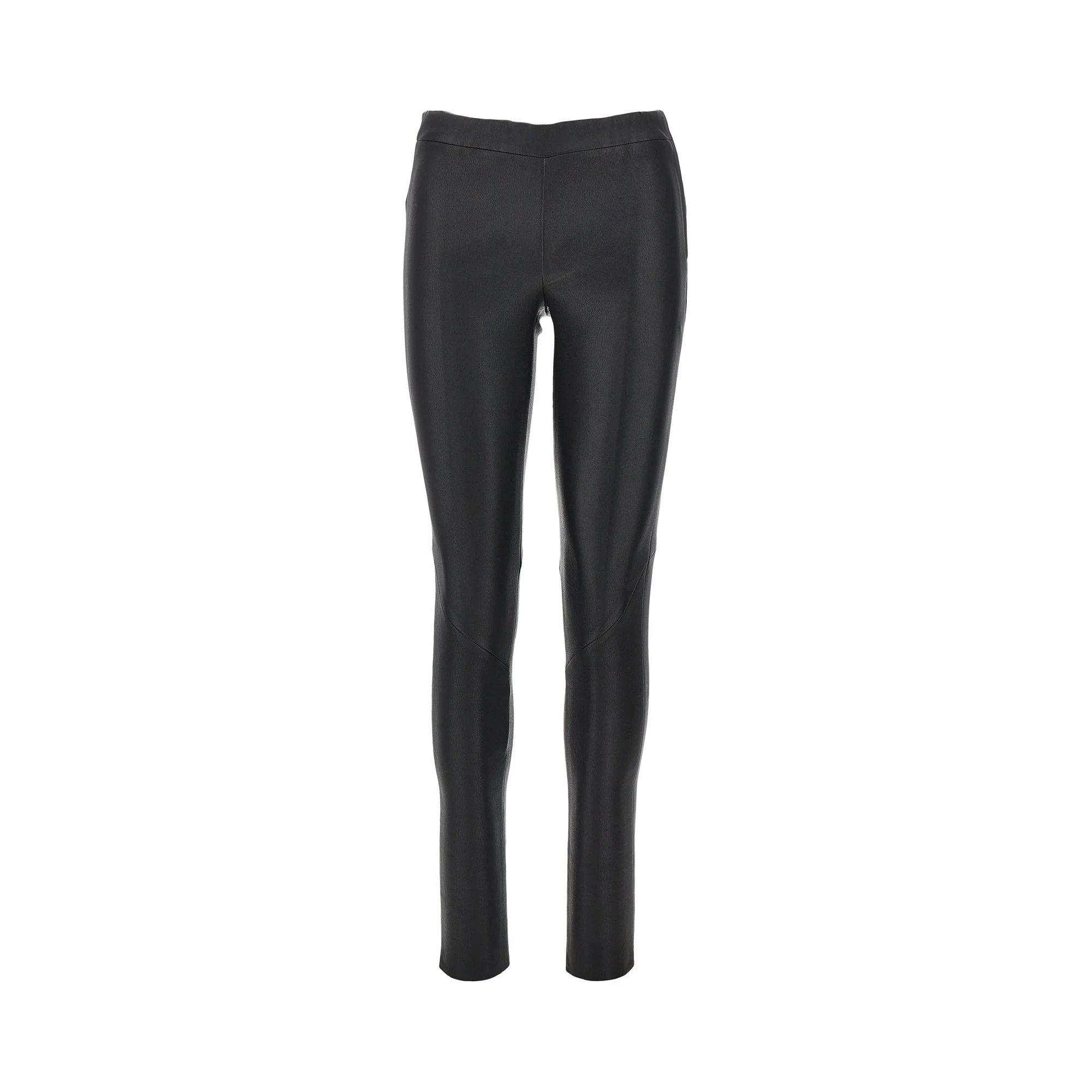 roche stretch leather leggings