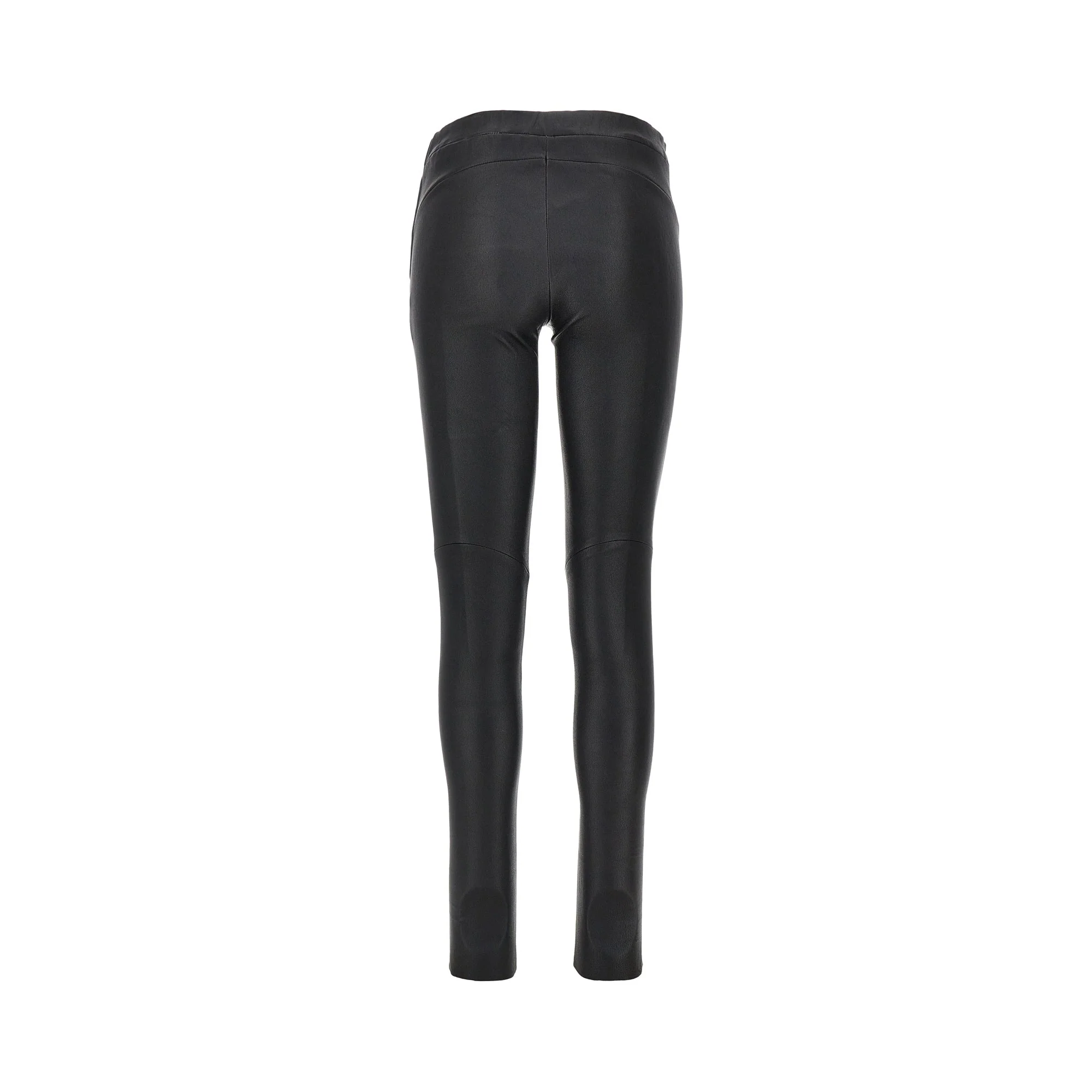 roche stretch leather leggings