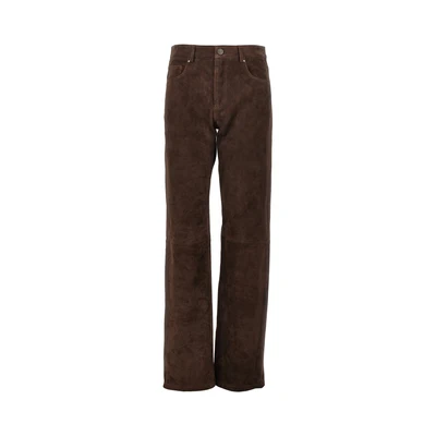 jean suede leather pants
