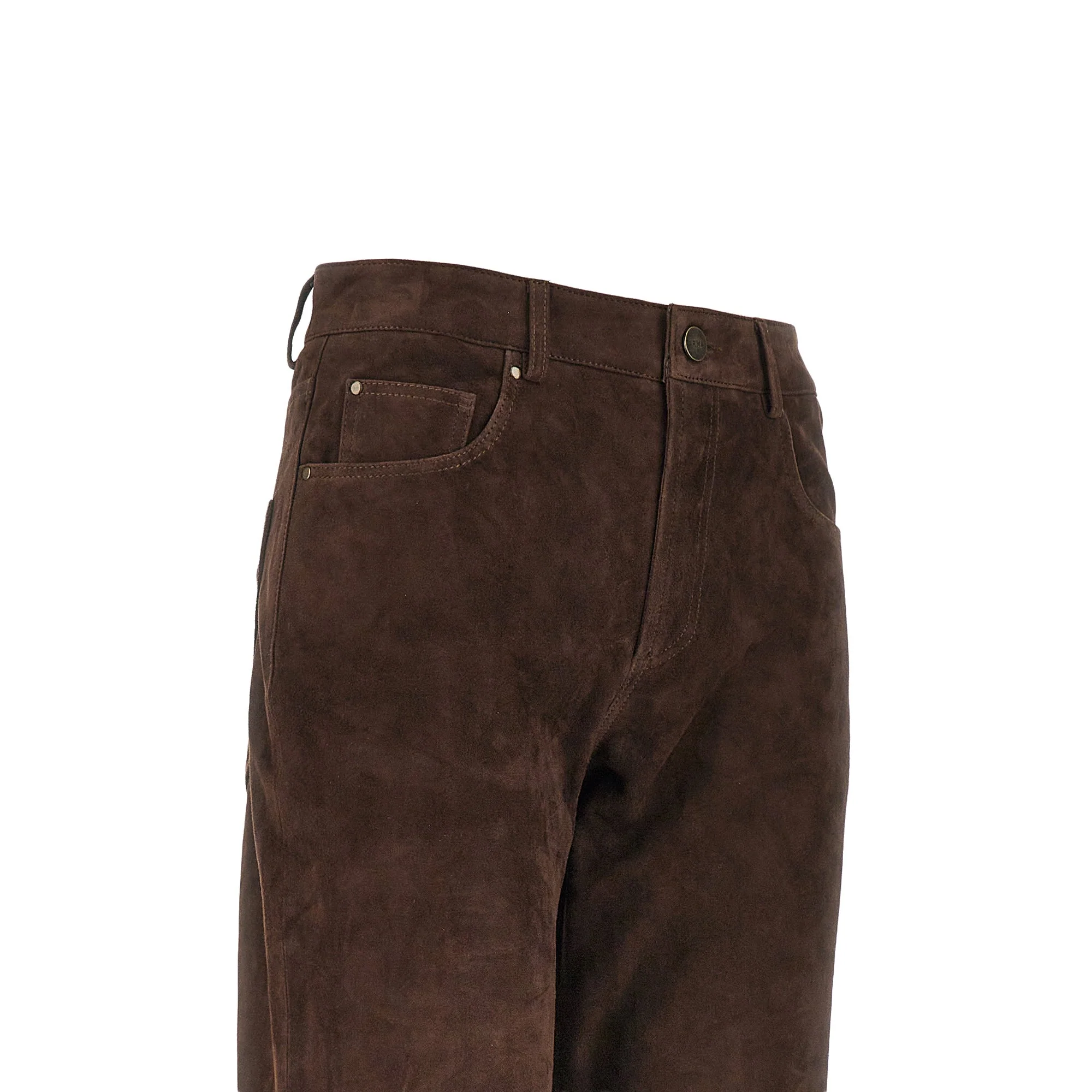 jean suede leather pants