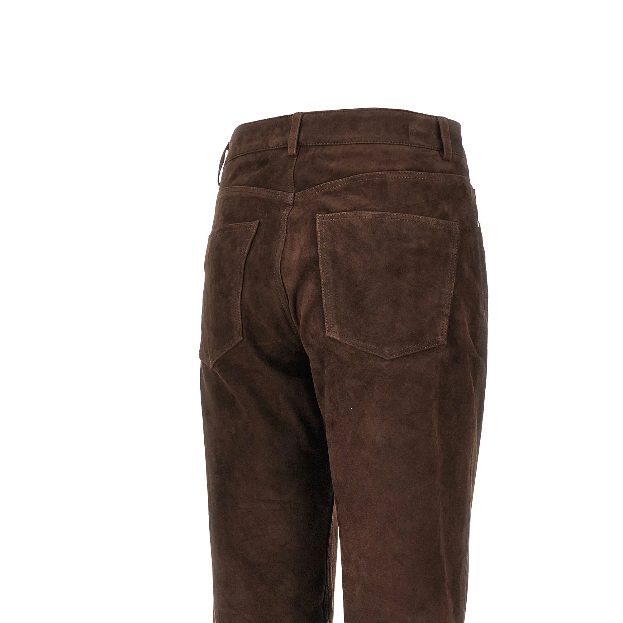 jean suede leather pants
