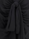 draped viscose dress