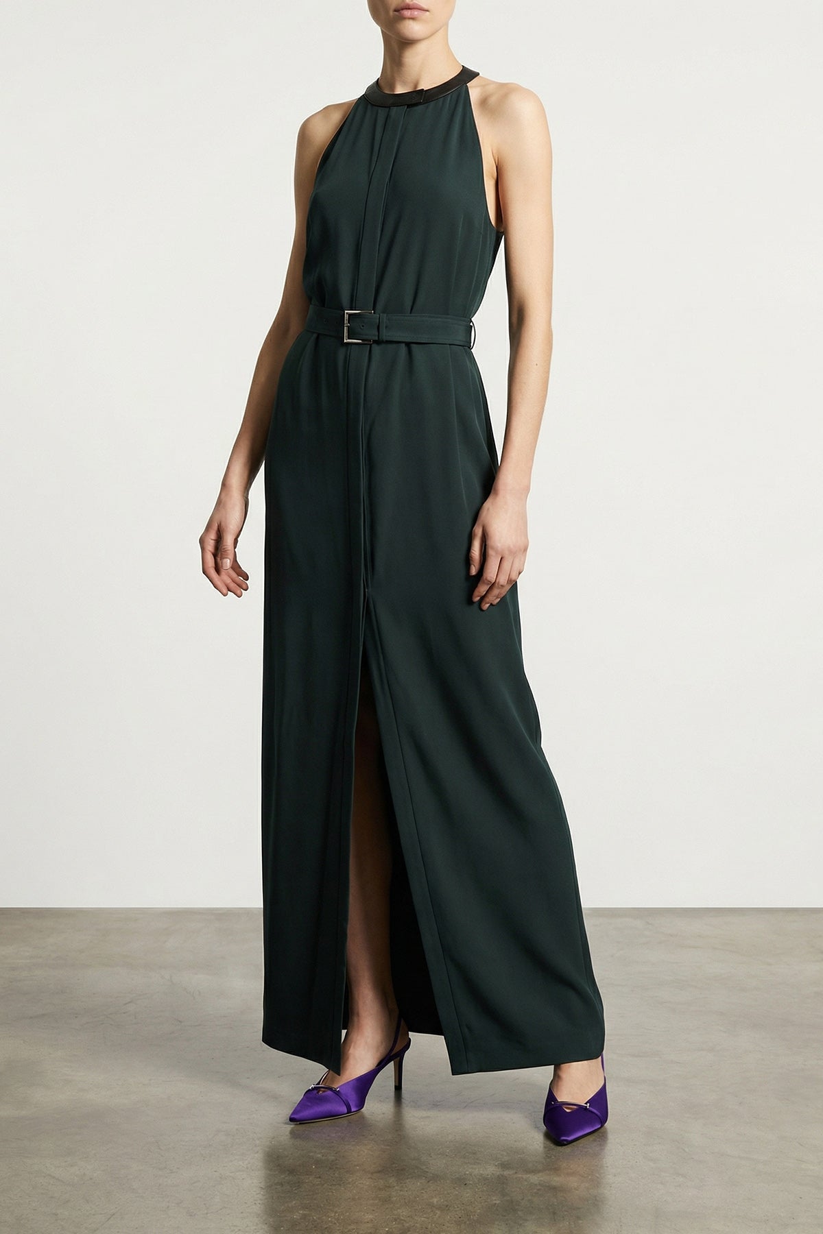 TOM FORD 42 long dress in crêpe satin