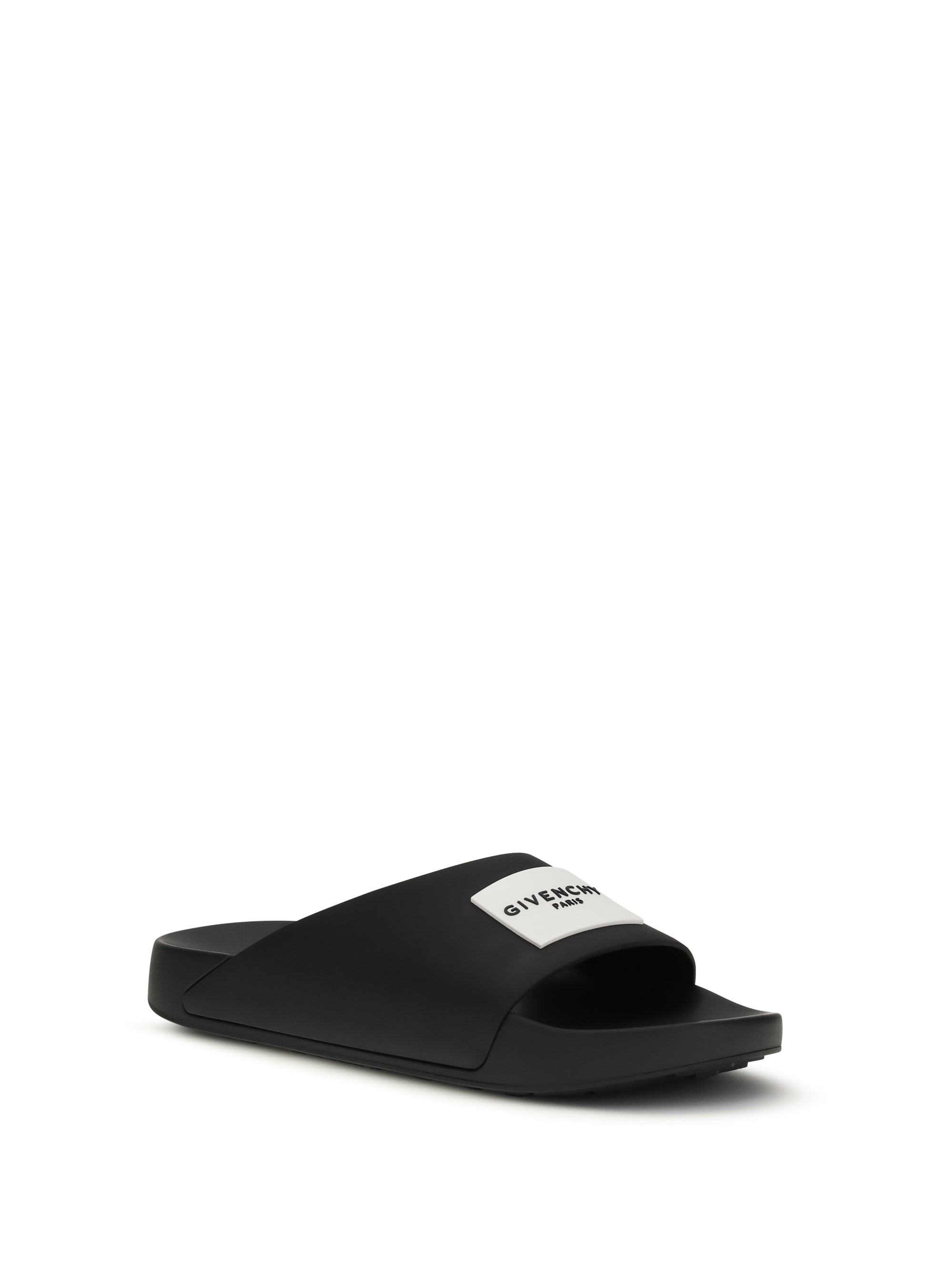GIVENCHY 36 rubber logo slippers 