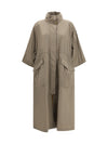high-neck parka