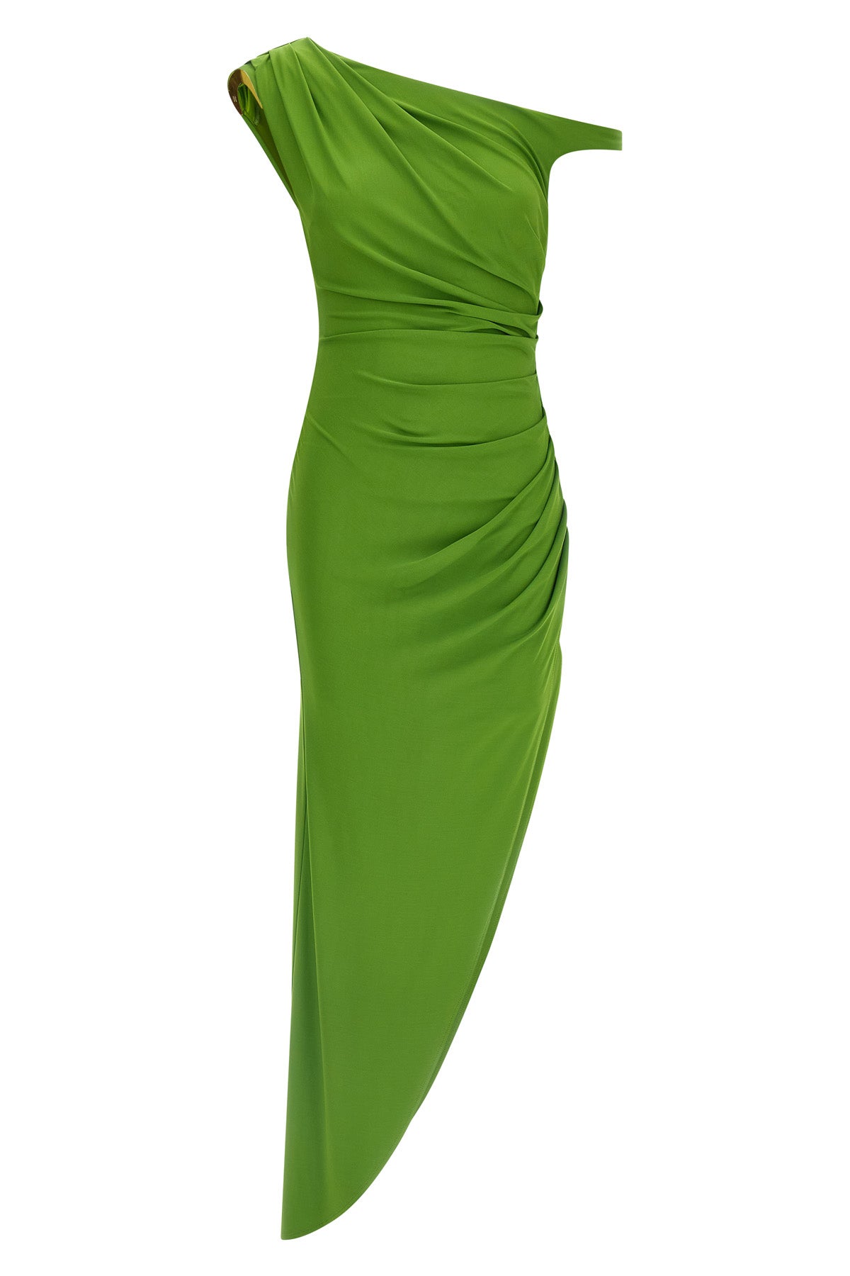 ELISABETTA FRANCHI 46 one-shoulder dress in crêpe jersey