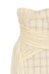 the elisabetta franchi mini dress redefines the codes of evening elegance throug