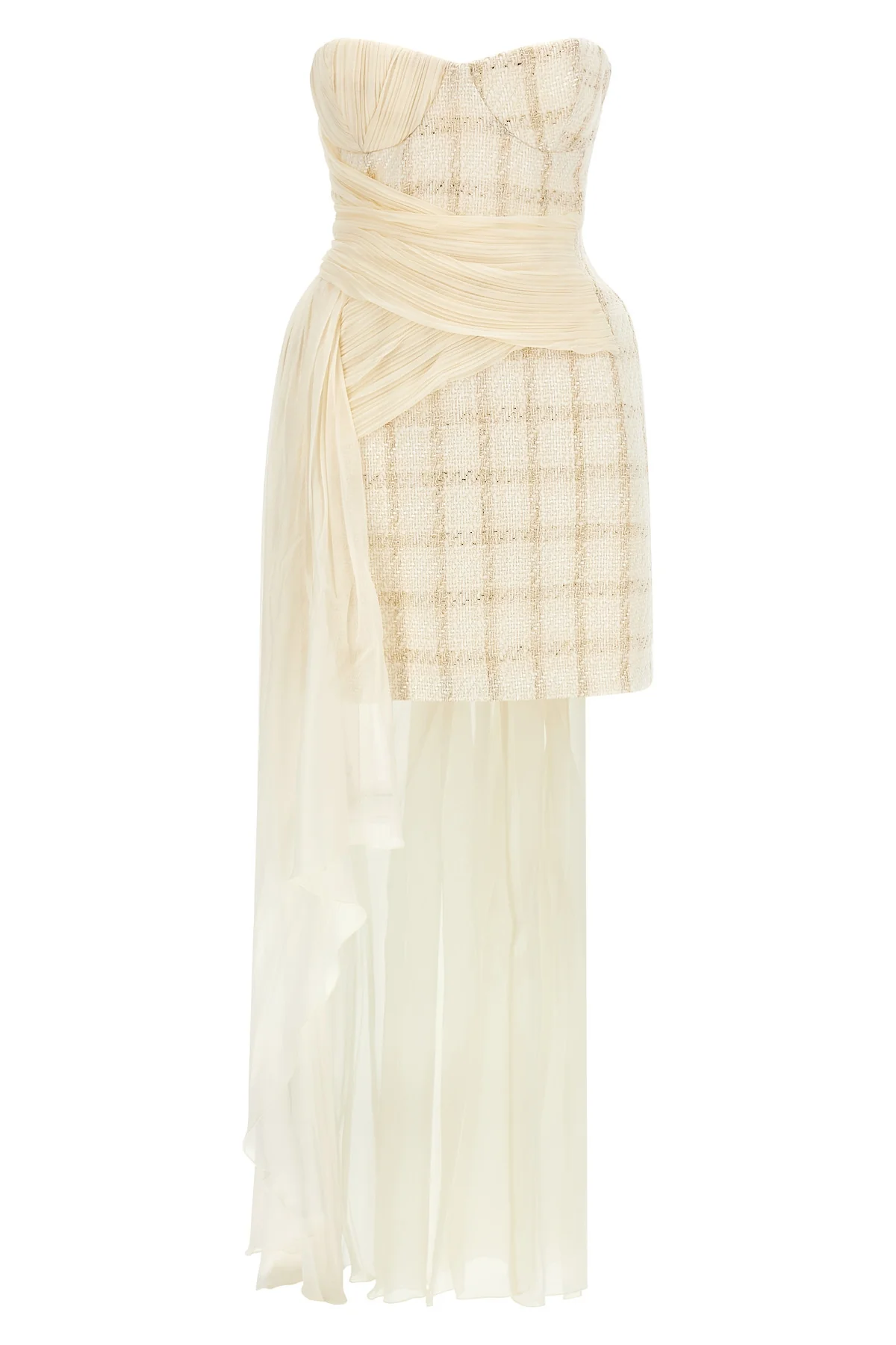 the elisabetta franchi mini dress redefines the codes of evening elegance throug