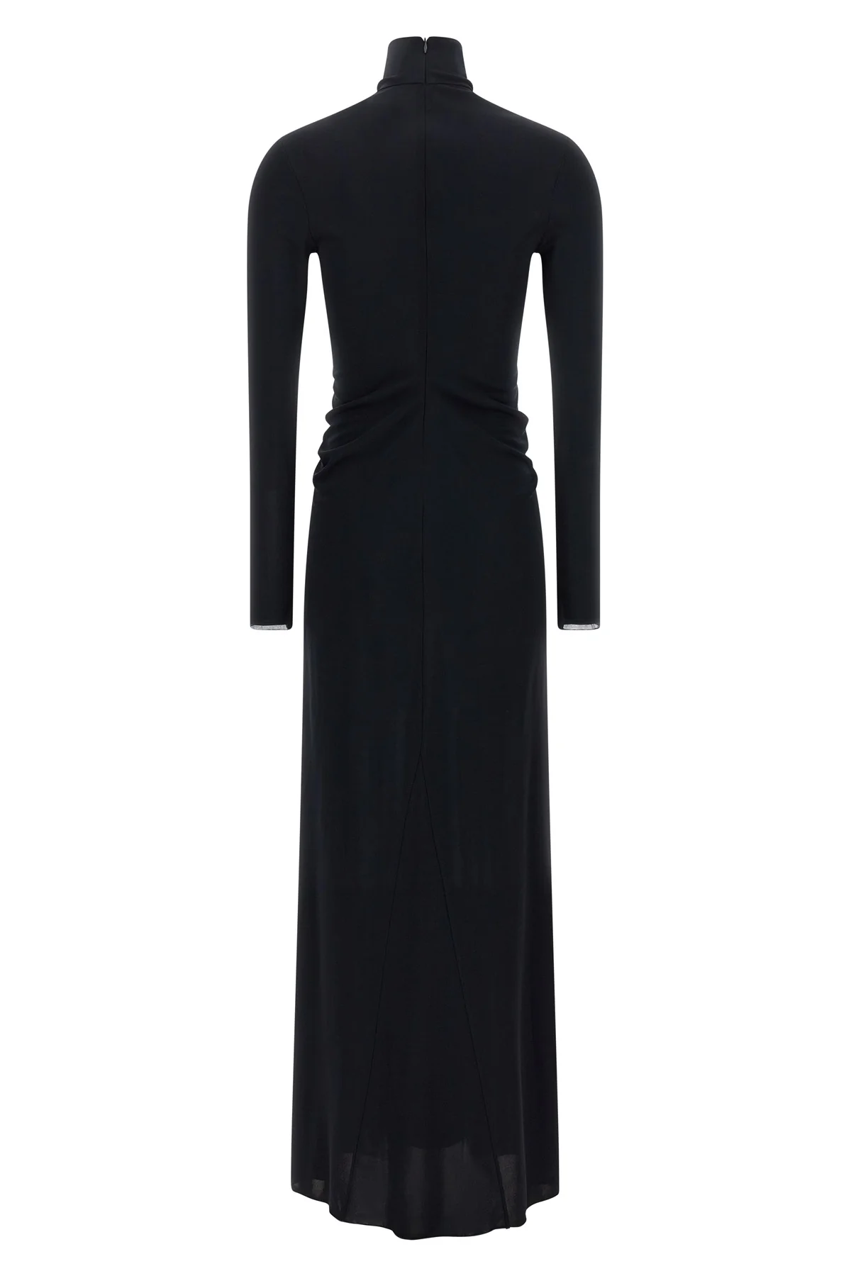 the long dress fabiana filippi defines a slender silhouette through an impeccabl