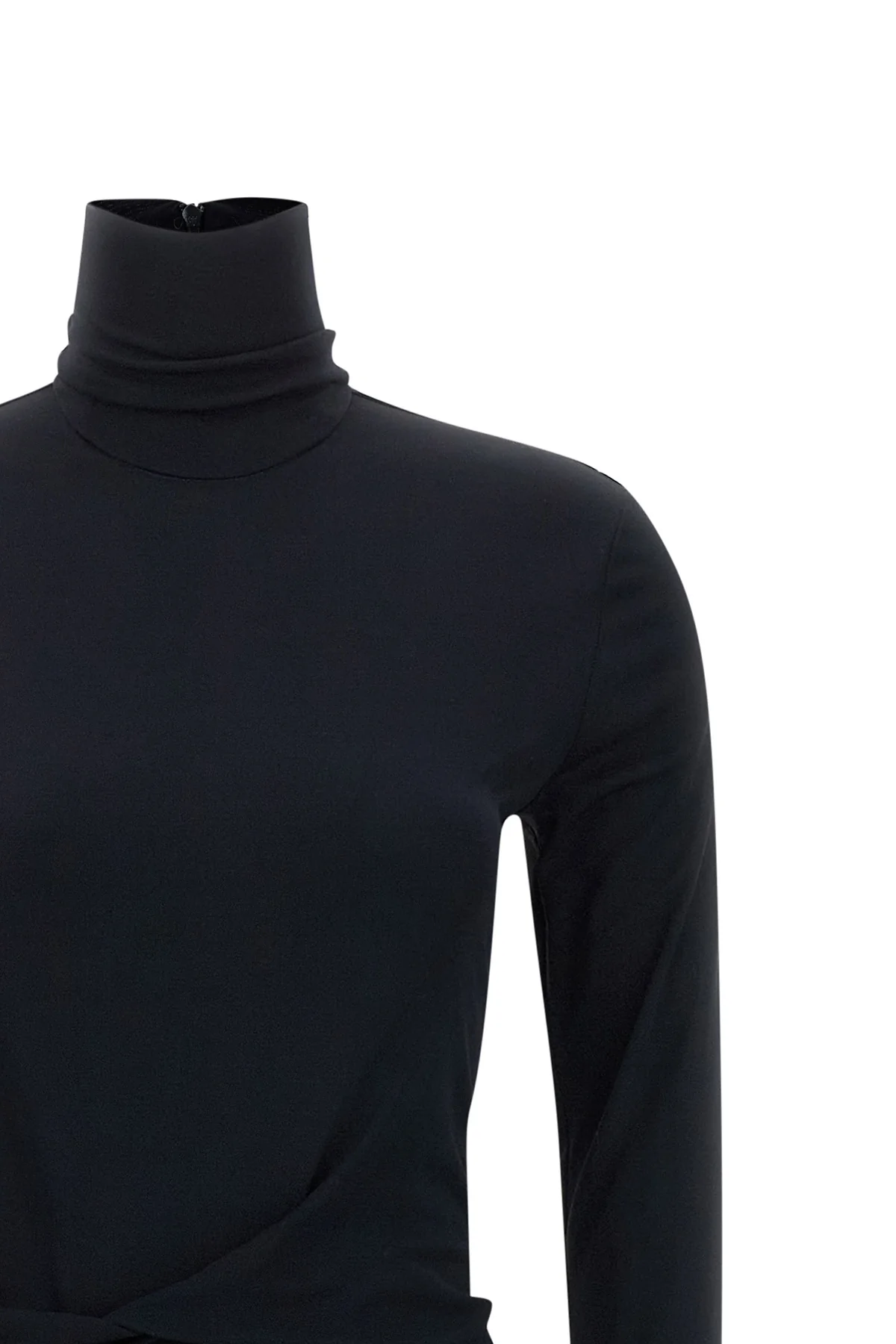 the long dress fabiana filippi defines a slender silhouette through an impeccabl