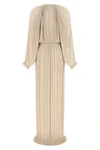 the long dress fabiana filippi defines a fluid silhouette through a meticulous a