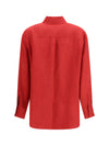long-sleeved linen shirt