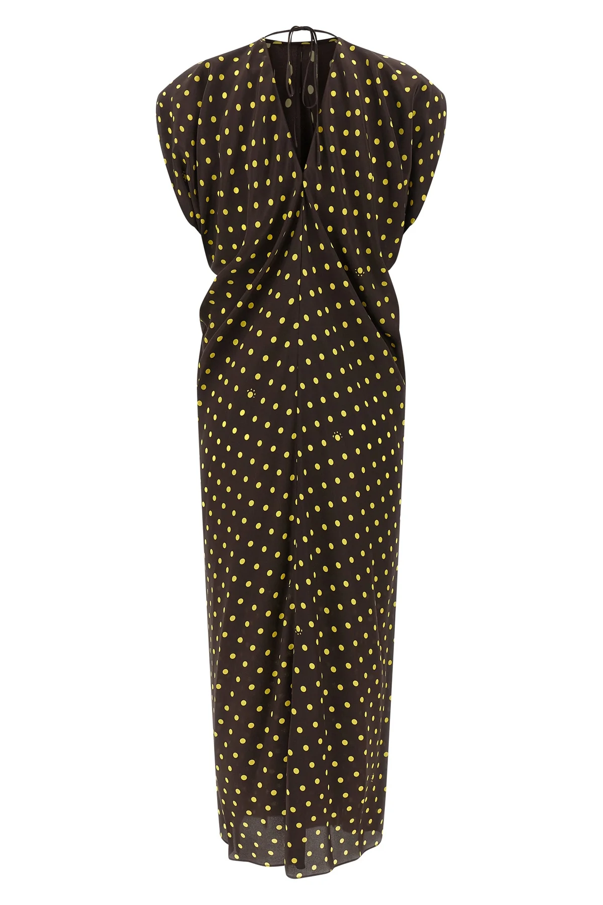 the marni polka rhythm dress defines contemporary elegance through a precise sar