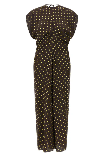 the marni polka rhythm dress defines contemporary elegance through a precise sar