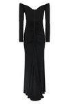 long red carpet dress in crêpe jersey
