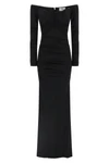 long red carpet dress in crêpe jersey