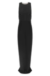 red carpet long dress in lightweight crêpe