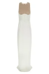 red carpet long dress in lightweight crêpe