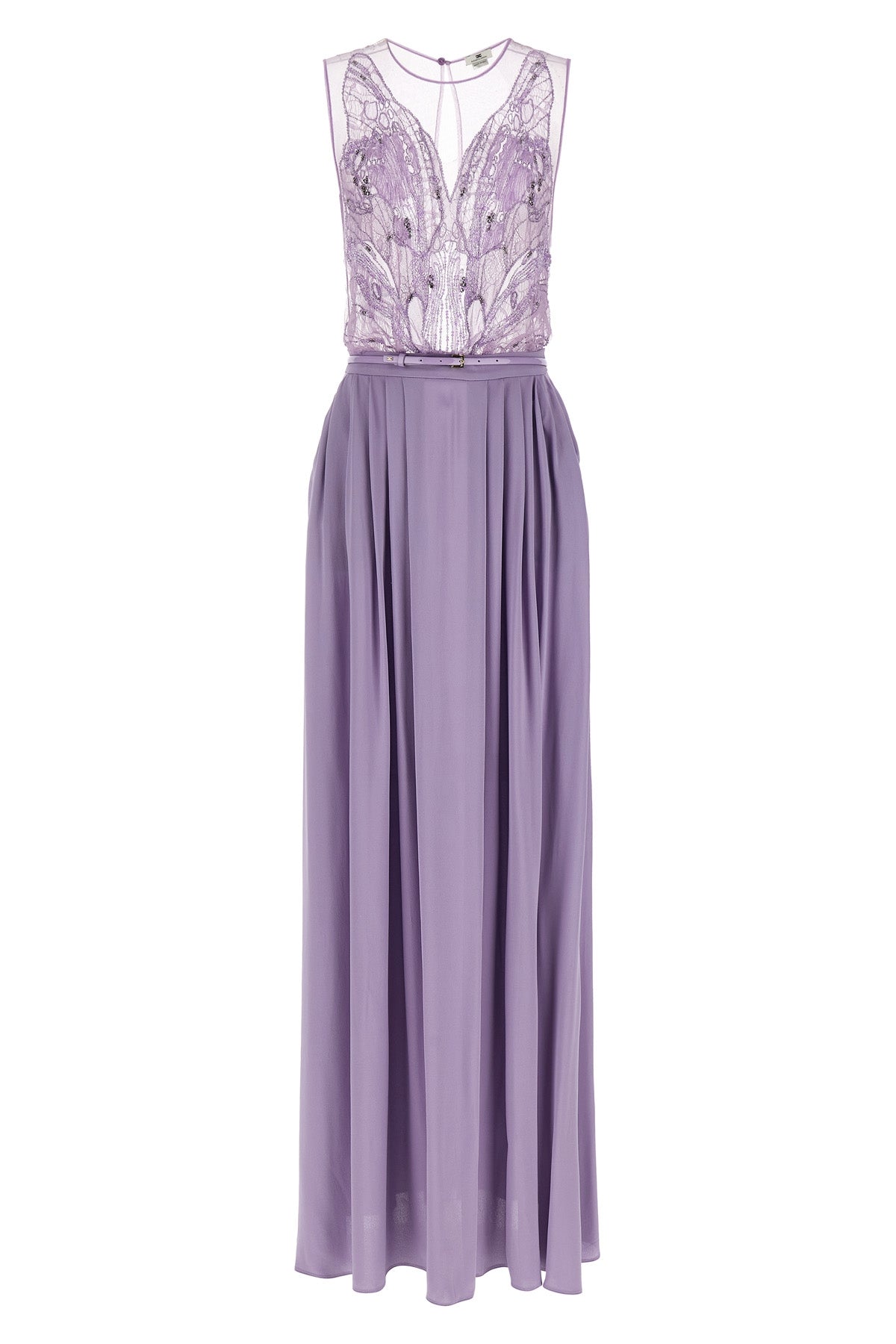 ELISABETTA FRANCHI 42 red carpet long dress