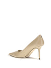 kid leather pointed pumps