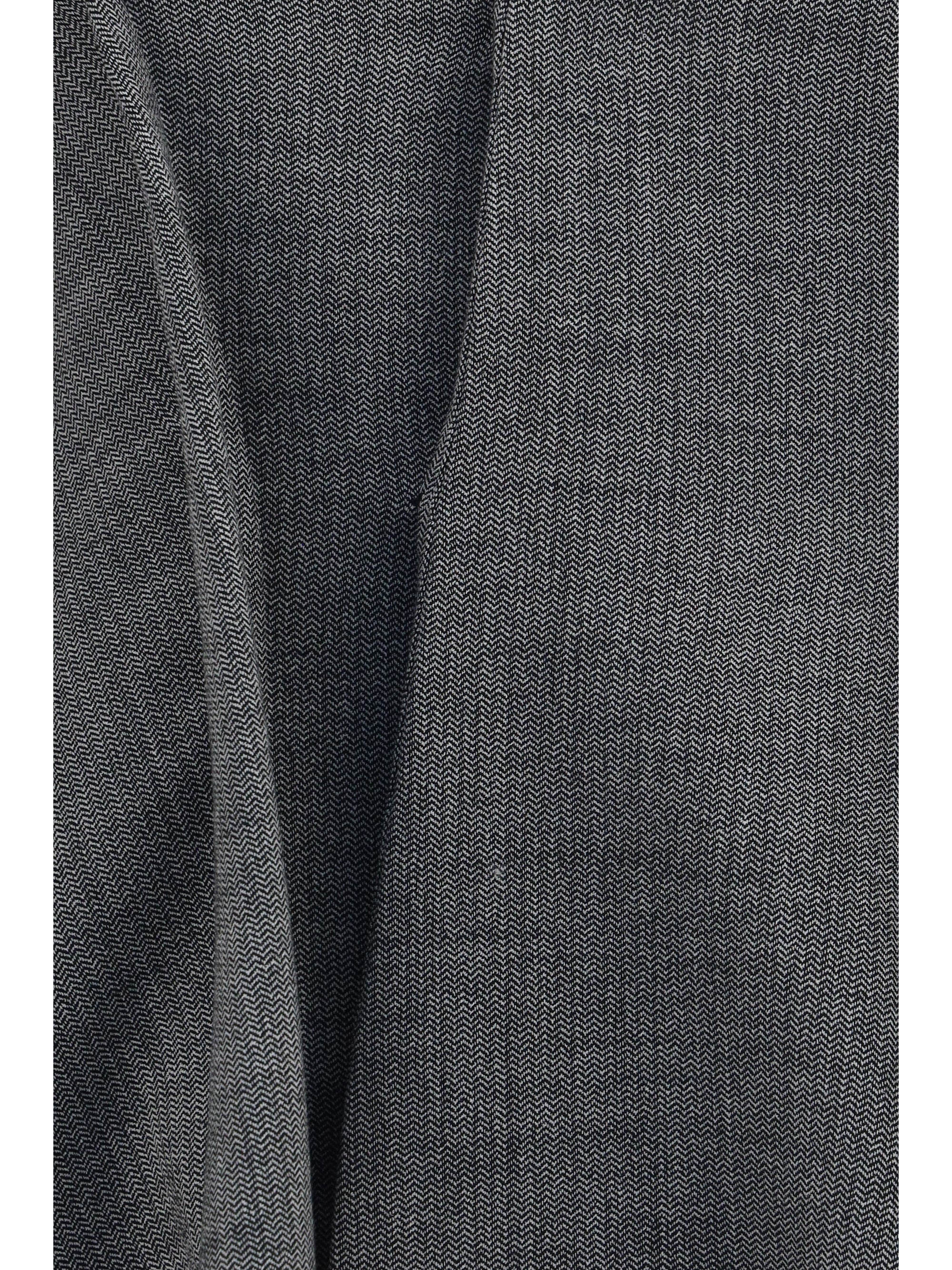 asymmetrical wool corset