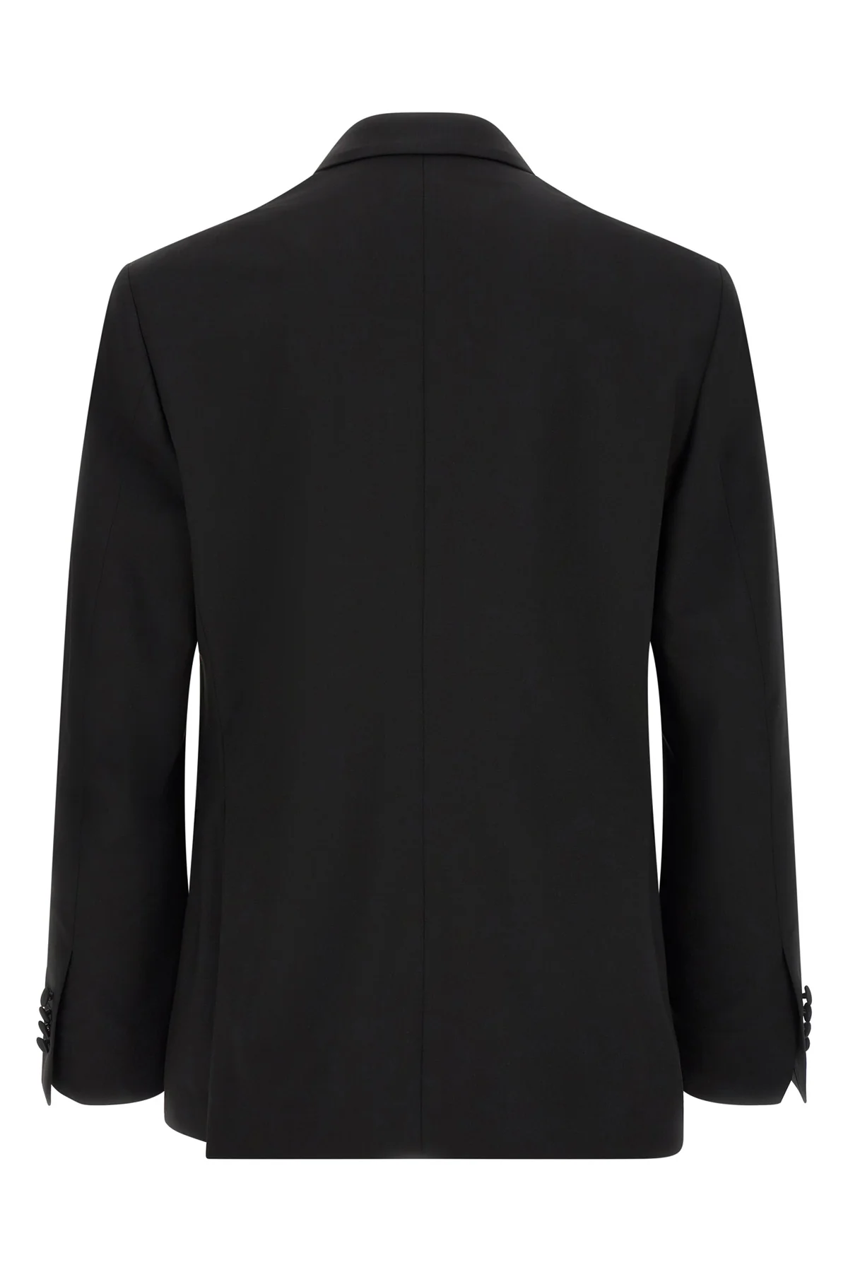 LARDINI 46 the lardini tuxedo suit in fine black virgin wool