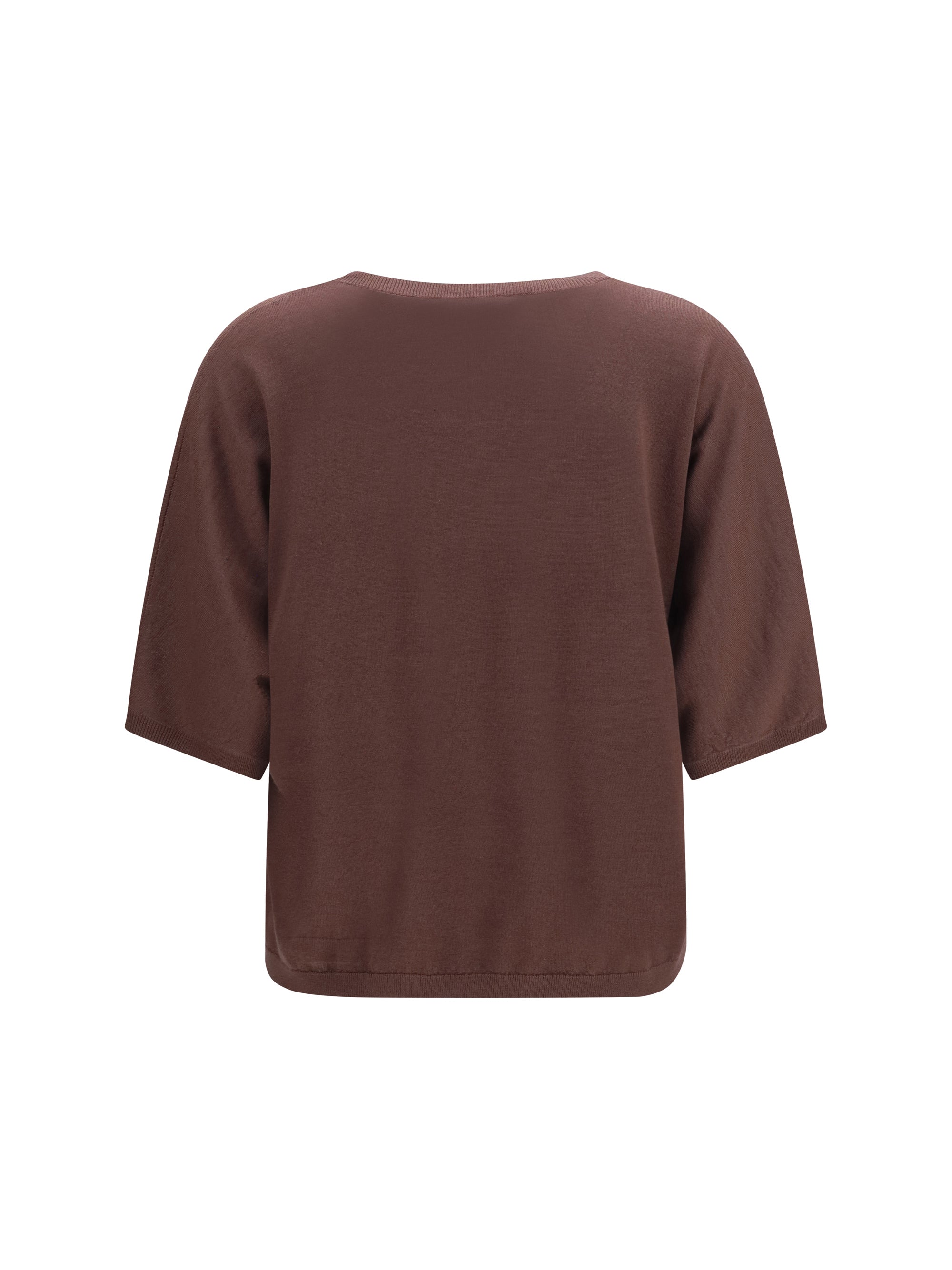 BRUNELLO CUCINELLI L short-sleeve cashmere and silk sweater