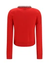 colonia cardigan with jewel collar
