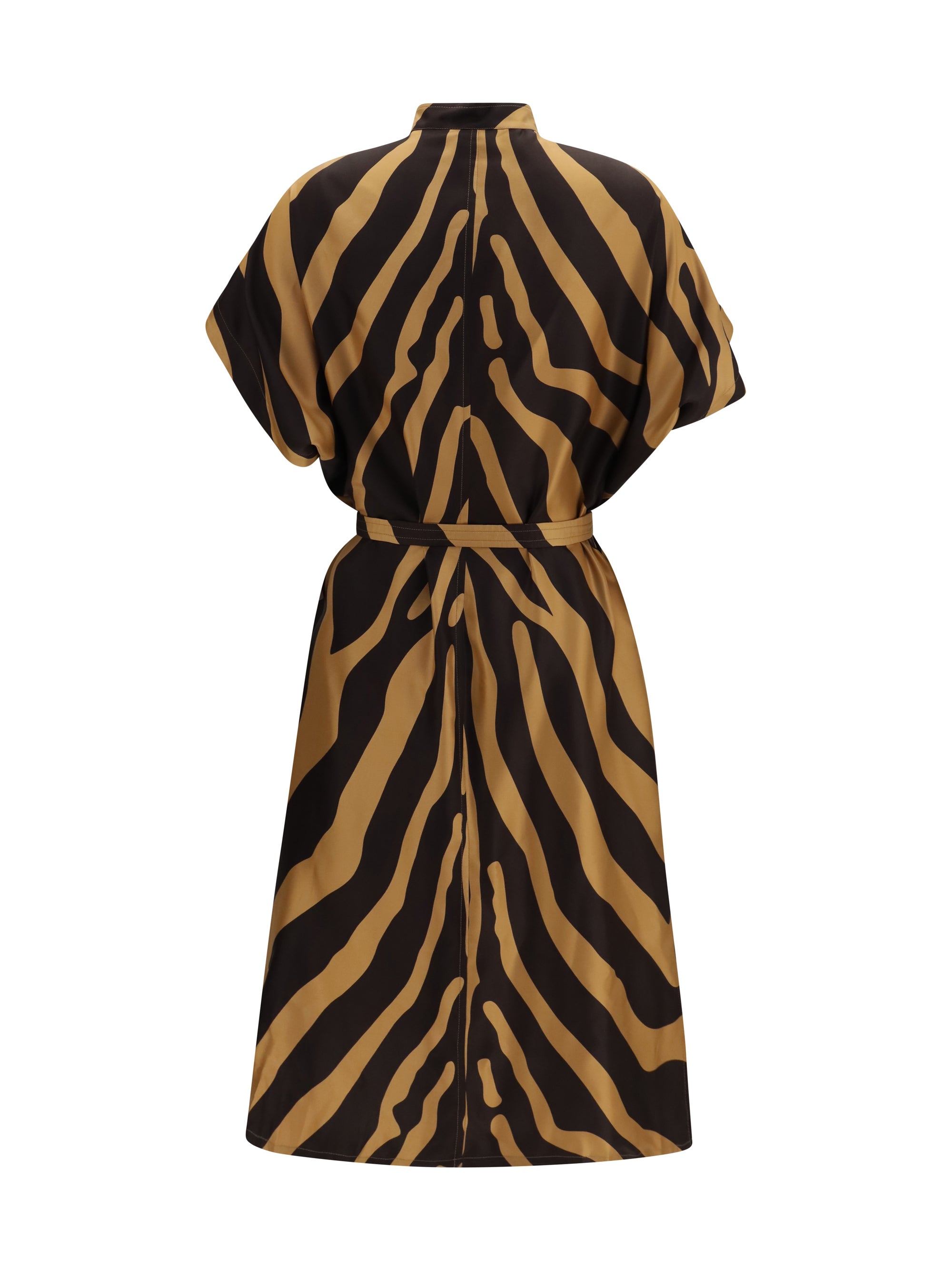 FERRAGAMO 40 twill shirt dress 