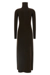 long dress in stretch cashmere knit