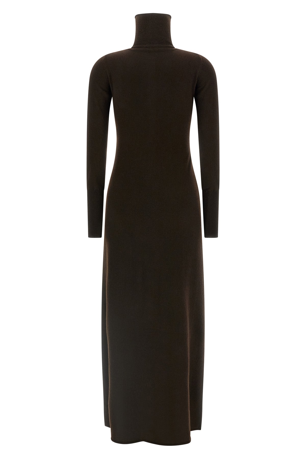 long dress in stretch cashmere knit